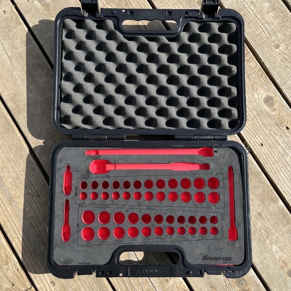 Snap-on Tools NEW 51pc 3/8" Drive General Service Set CASE & FOAM ONLY 251FSMBFR